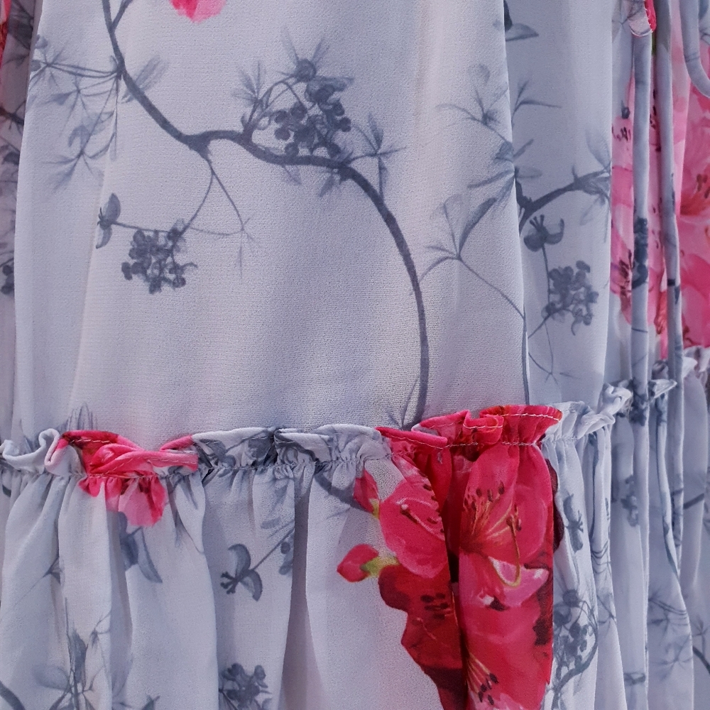 🍒NWT🍒 TED BAKER RUFFLE DRESS - Picture 9 of 11